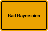 Grundbuchauszug Bad Bayersoien